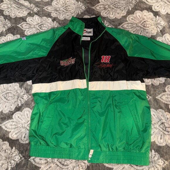 Racer Jacket Green & Black - Picture 1 of 7